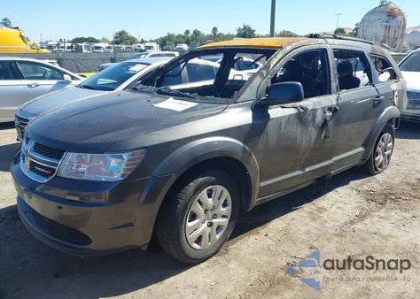 2016 Dodge Journey Se из США, поврежденный, VIN 3C4PDCAB3GT212473